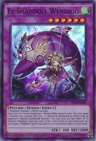 El Shaddoll Wendigo [SECE-ENS10] Super Rare | The CG Realm