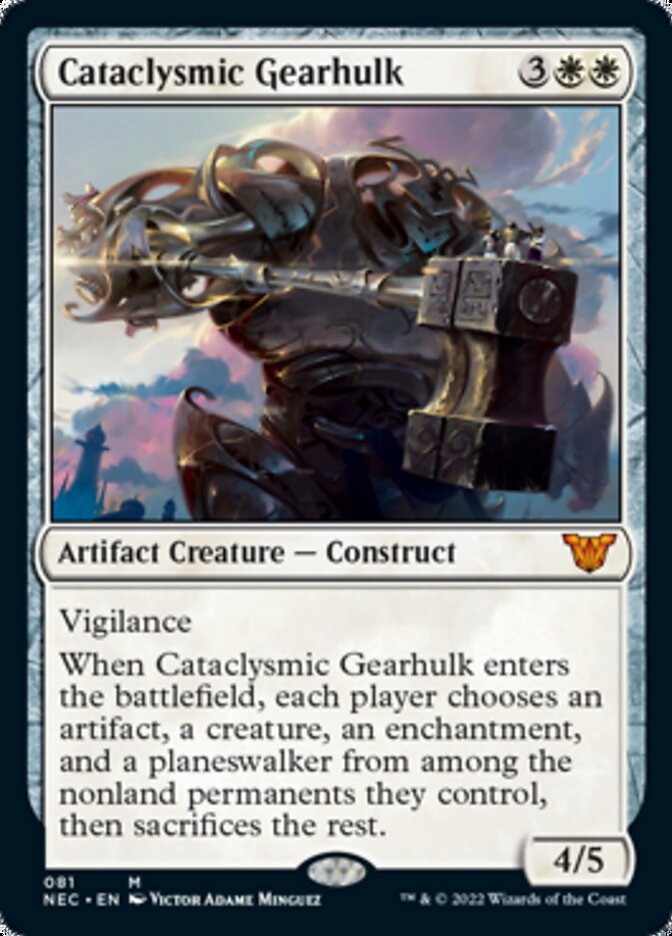 Cataclysmic Gearhulk [Kamigawa: Neon Dynasty Commander] | The CG Realm