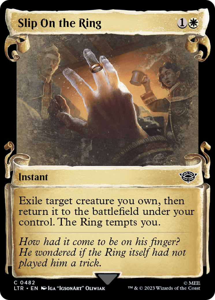 Slip on the Ring [The Lord of the Rings: Tales of Middle-Earth Showcase Scrolls] | The CG Realm