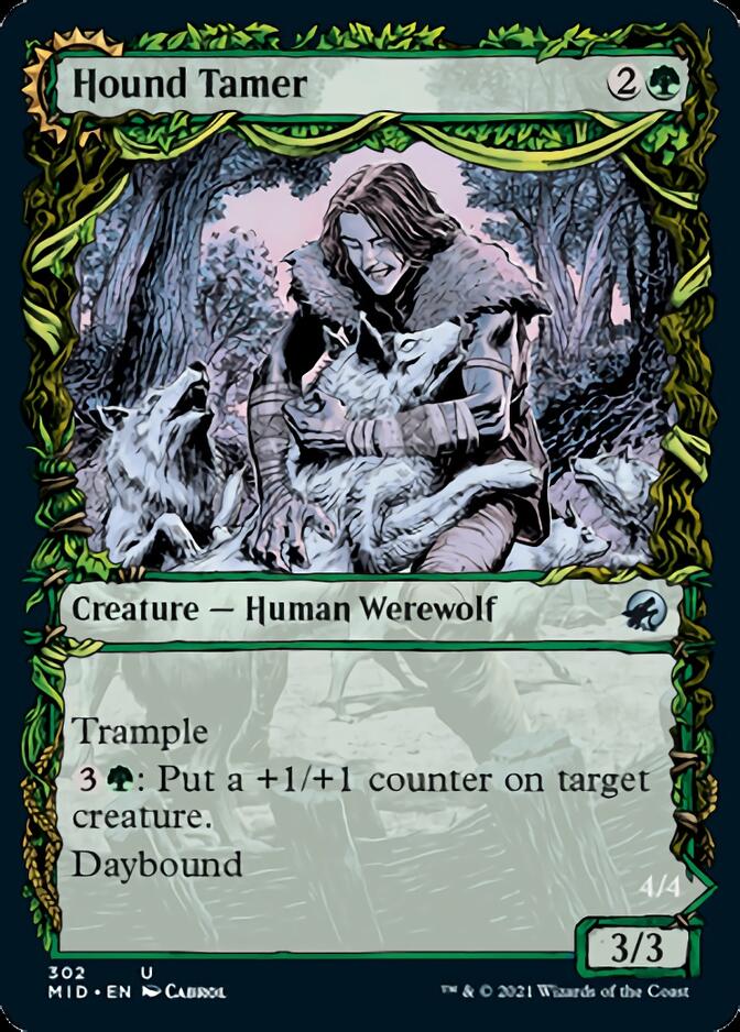 Hound Tamer (Showcase) (MID-302) - Innistrad: Midnight Hunt: (Showcase, Double Faced Transform)