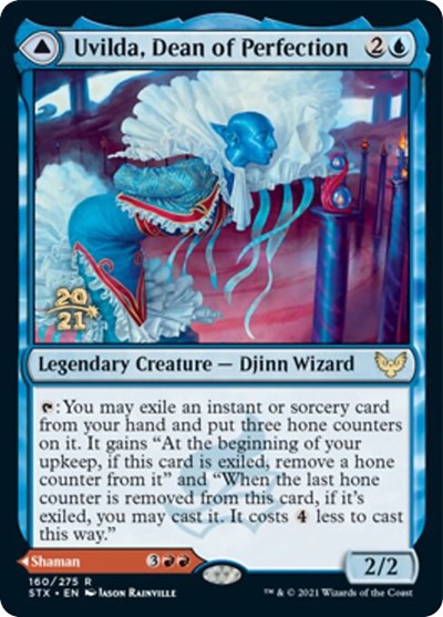 Uvilda, Dean of Perfection (PRE-160) - Strixhaven: School of Mages Promos Foil