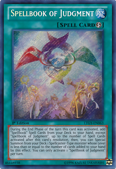 Spellbook of Judgment [LTGY-EN063] Secret Rare | The CG Realm