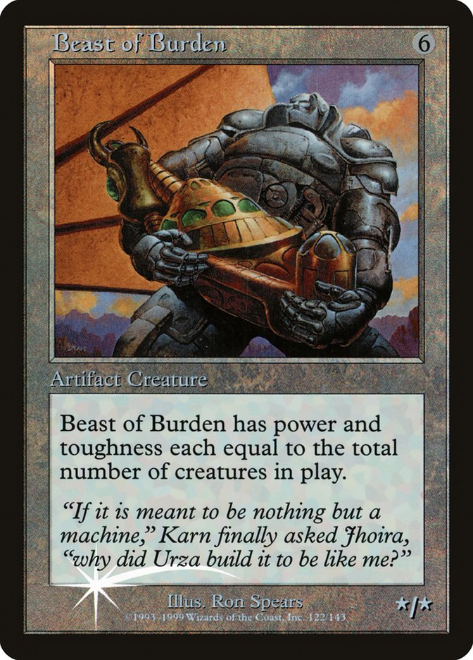 Beast of Burden (Misprinted) [Urza's Legacy Promos] | The CG Realm
