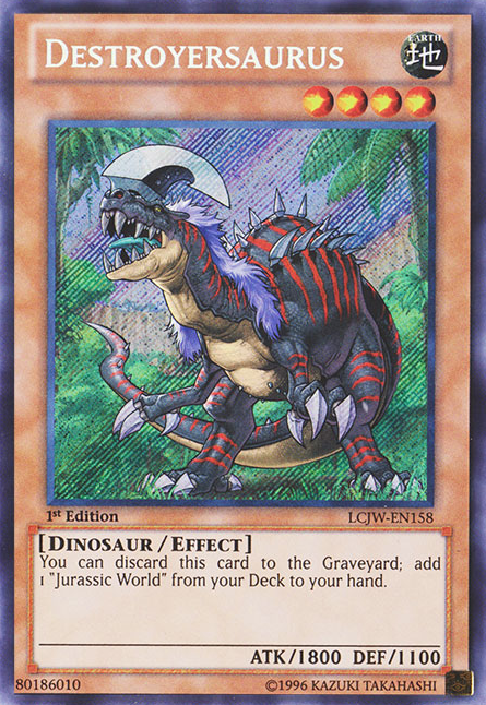 Destroyersaurus [LCJW-EN158] Secret Rare | The CG Realm