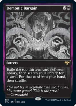 Demonic Bargain [Innistrad: Double Feature] | The CG Realm