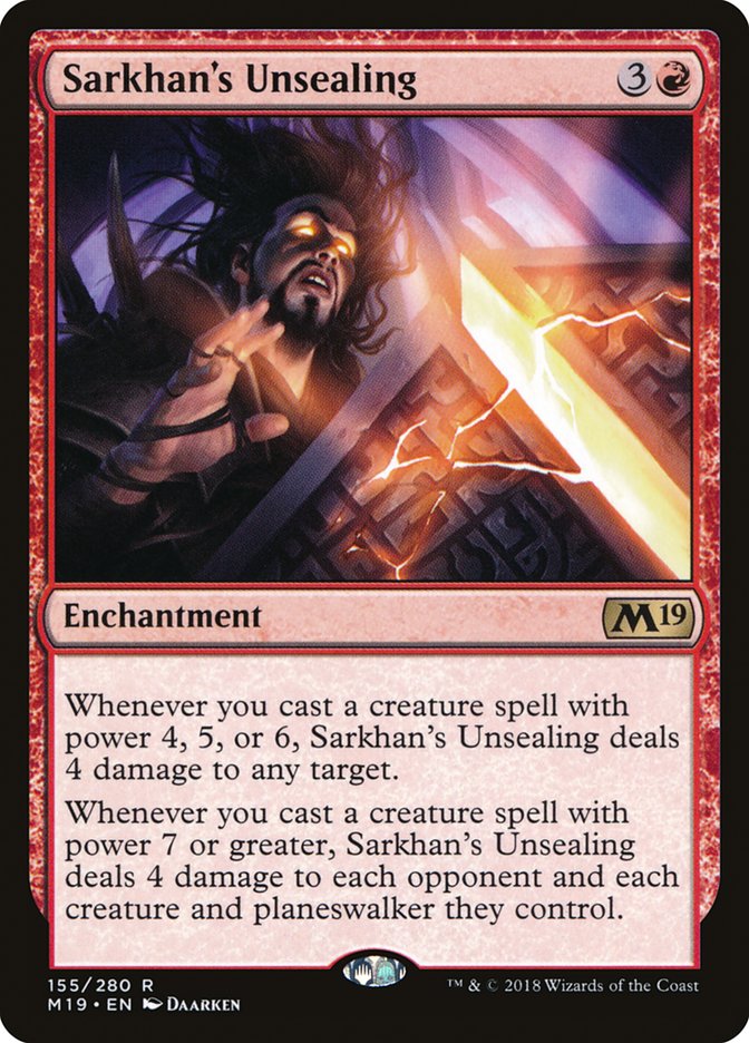 Sarkhan's Unsealing [Core Set 2019] | The CG Realm