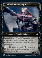 Bloodsworn Squire // Bloodsworn Knight (Showcase Fang Frame) [Innistrad: Crimson Vow] | The CG Realm