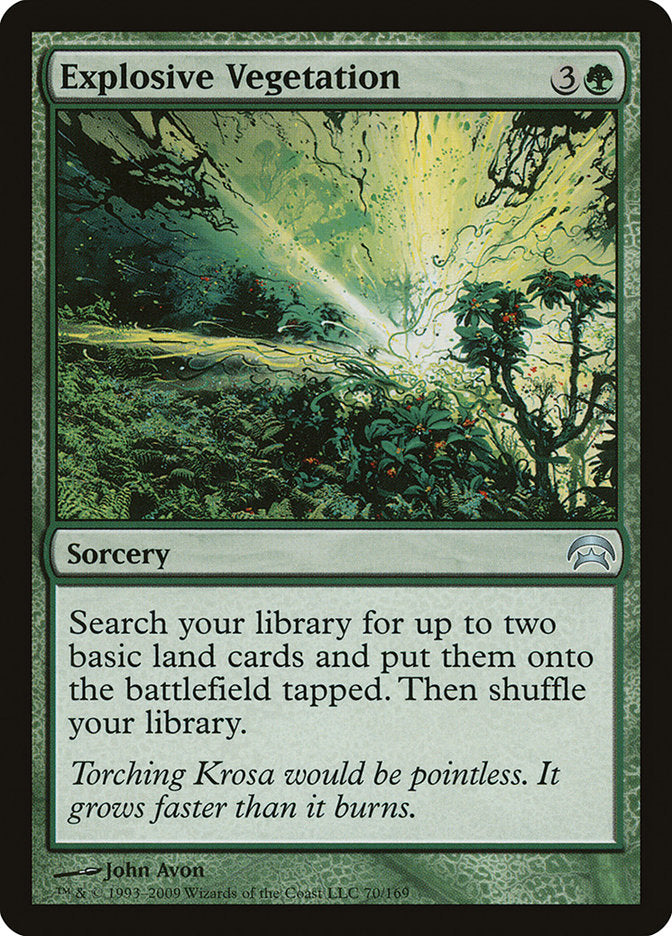Explosive Vegetation [Planechase] | The CG Realm