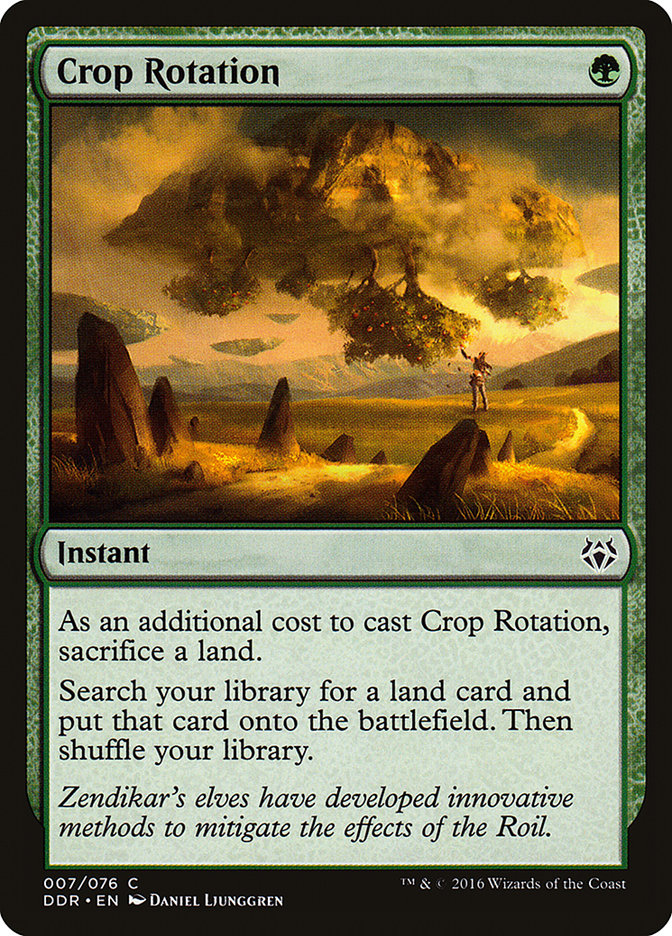 Crop Rotation [Duel Decks: Nissa vs. Ob Nixilis] | The CG Realm