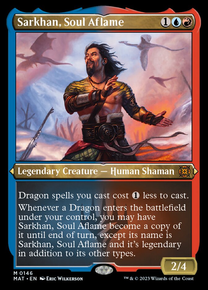 Sarkhan, Soul Aflame (Foil Etched) [March of the Machine: The Aftermath] | The CG Realm