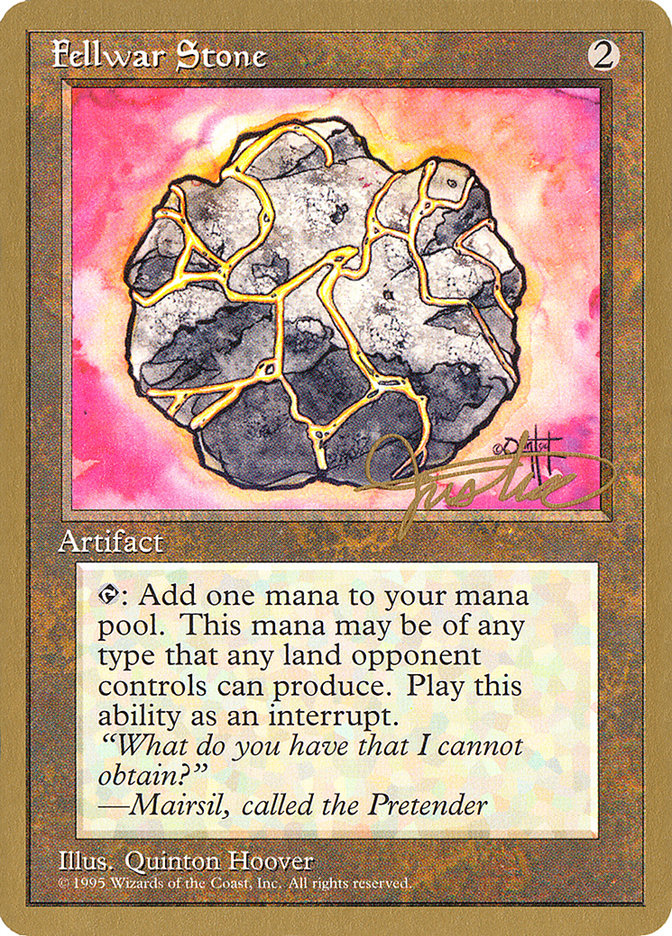 Fellwar Stone (Mark Justice) [Pro Tour Collector Set] | The CG Realm