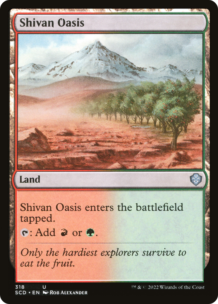 Shivan Oasis [Starter Commander Decks] | The CG Realm