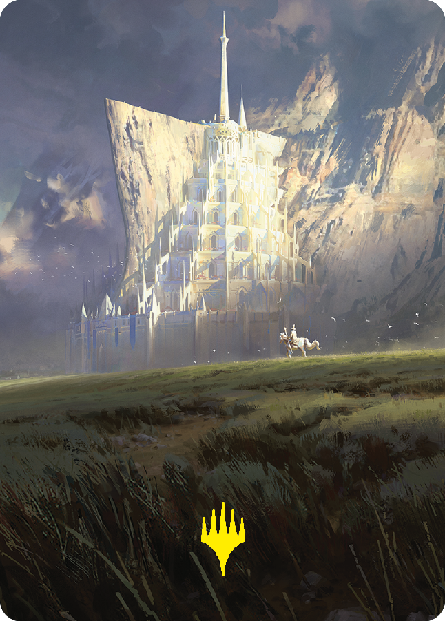 Minas Tirith Art Card (Gold-Stamped Signature) [The Lord of the Rings: Tales of Middle-earth Art Series] | The CG Realm