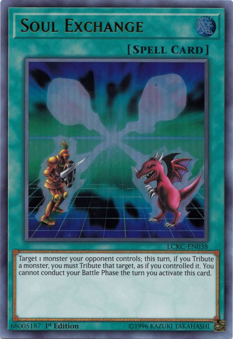 Soul Exchange [LCKC-EN038] Ultra Rare | The CG Realm