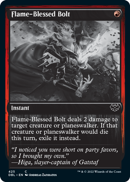 Flame-Blessed Bolt [Innistrad: Double Feature] | The CG Realm