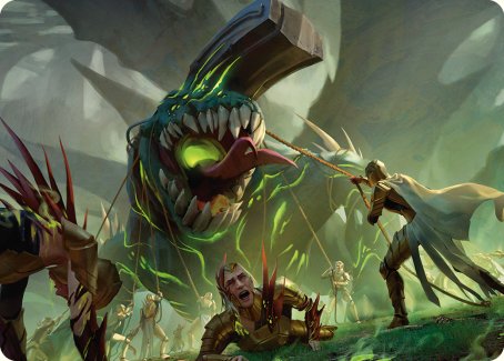 Noxious Assault Art Card [Phyrexia: All Will Be One Art Series] | The CG Realm