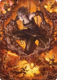 Nahiri, Heir of the Ancients [Zendikar Rising Art Series] | The CG Realm