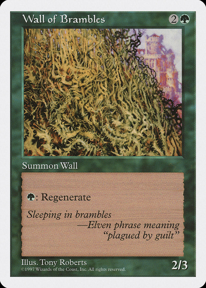 Wall of Brambles [Fifth Edition] | The CG Realm