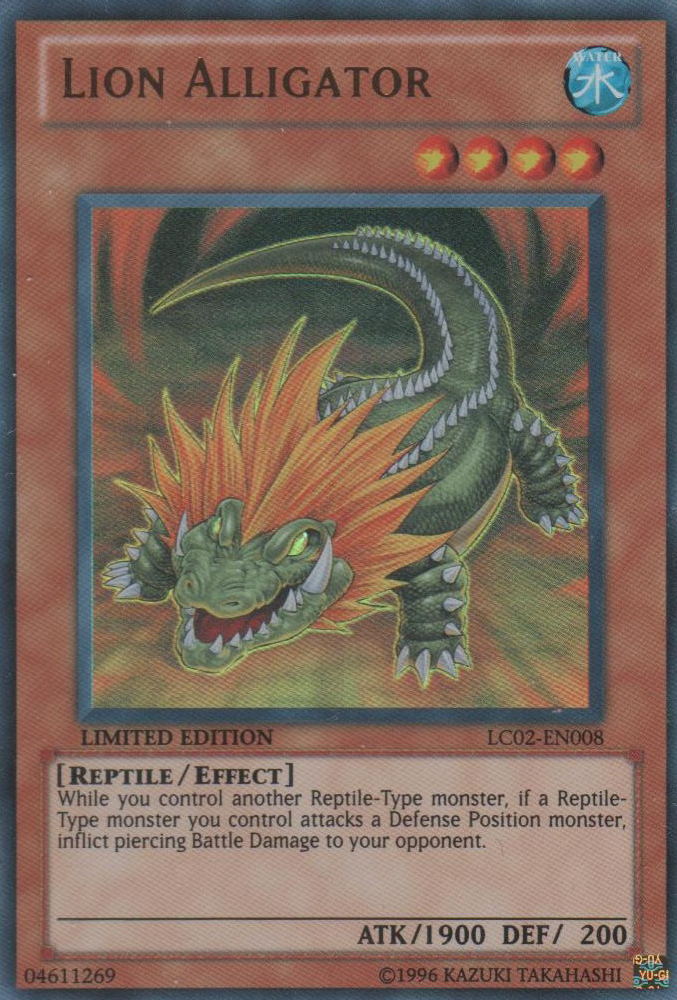 Lion Alligator [LC02-EN008] Ultra Rare | The CG Realm