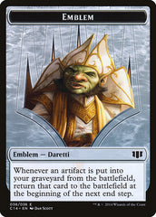 Daretti, Scrap Savant Emblem // Tuktuk the Returned Double-Sided Token [Commander 2014 Tokens] | The CG Realm