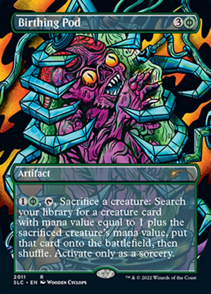 Birthing Pod (Borderless Alternate Art) [Secret Lair 30th Anniversary Countdown Kit] | The CG Realm