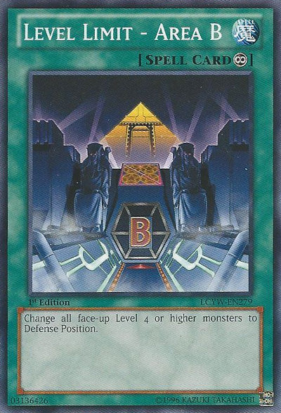 Level Limit - Area B [LCYW-EN279] Common | The CG Realm