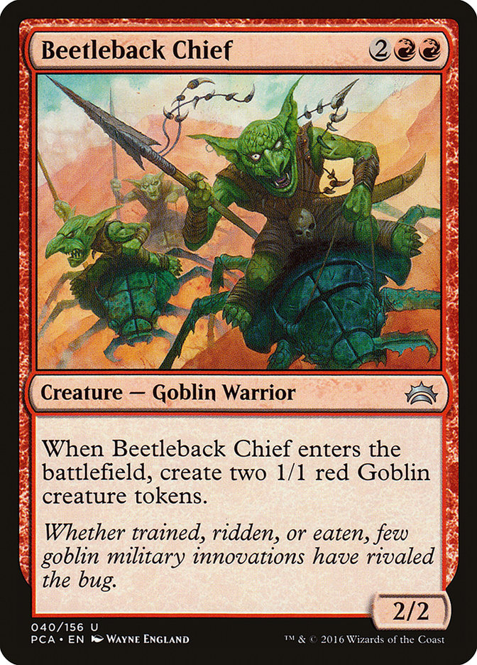 Beetleback Chief [Planechase Anthology] | The CG Realm