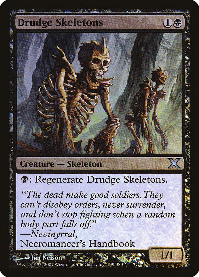 Drudge Skeletons (Premium Foil) [Tenth Edition] | The CG Realm