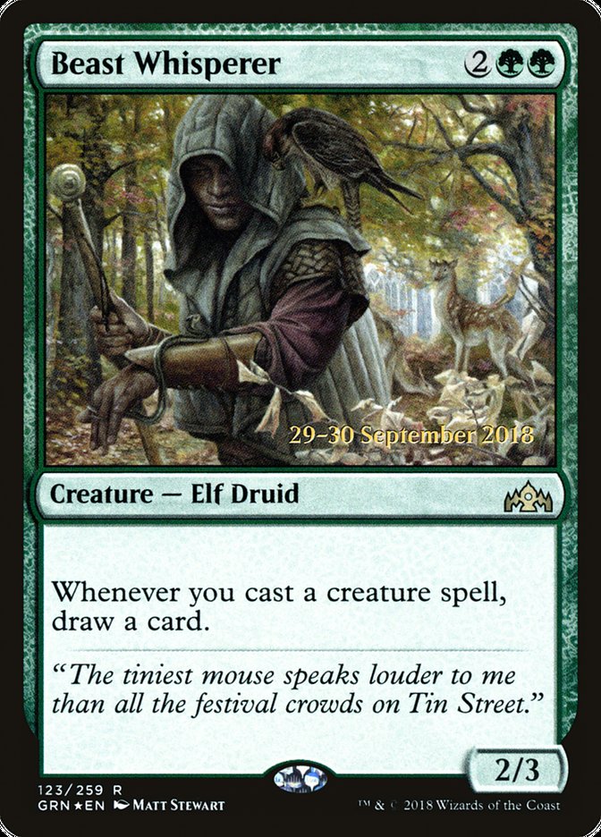 Beast Whisperer [Guilds of Ravnica Prerelease Promos] | The CG Realm