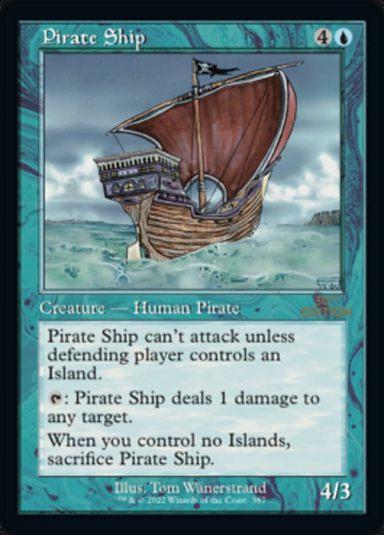 Pirate Ship (Retro Frame) (30A-367) - 30th Anniversary Edition