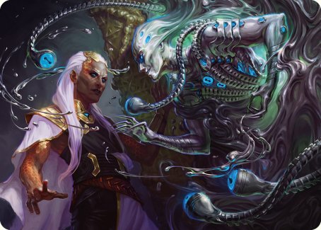 Mirage Mockery Art Card [Phyrexia: All Will Be One Art Series] | The CG Realm