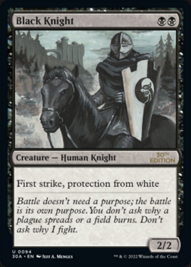 Black Knight [30th Anniversary Edition] | The CG Realm