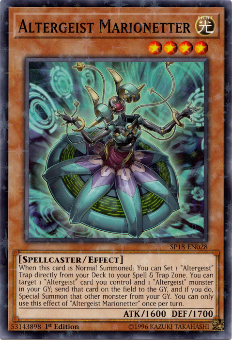 Altergeist Marionetter [SP18-EN028] Starfoil Rare | The CG Realm