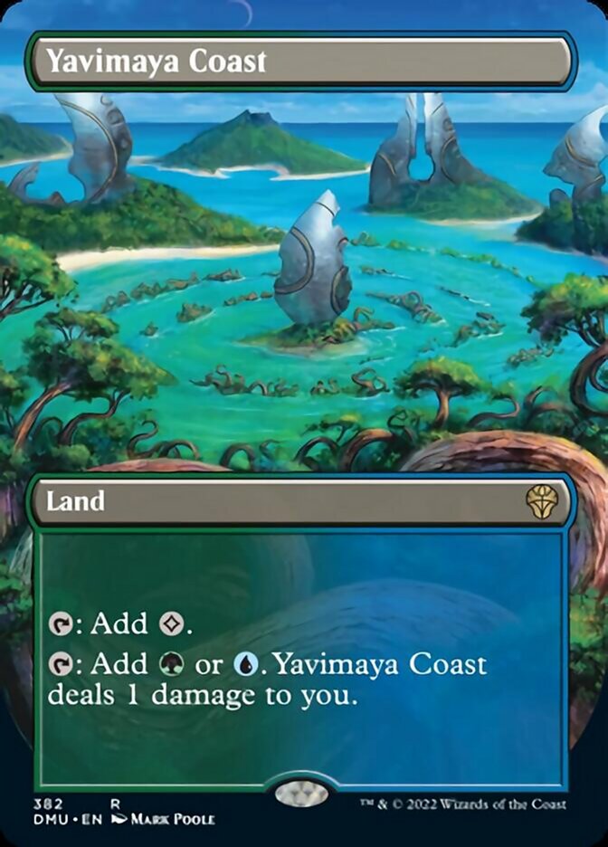 Yavimaya Coast (Borderless Alternate Art) [Dominaria United] | The CG Realm