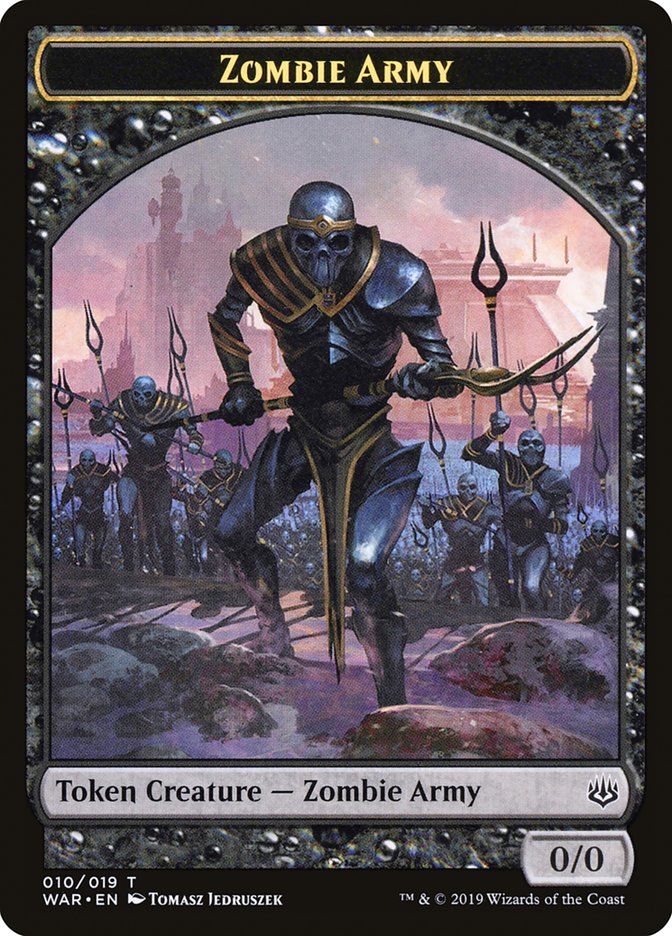 Zombie Army Token (010/019) [War of the Spark Tokens] | The CG Realm