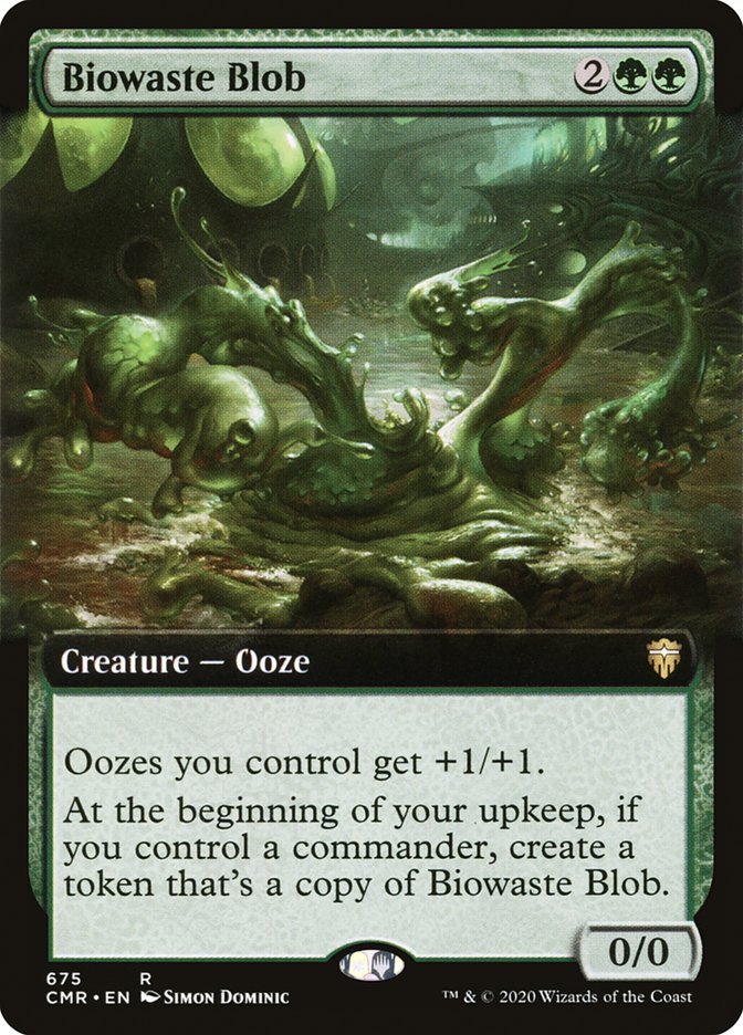 Biowaste Blob (Extended Art) [Commander Legends] | The CG Realm