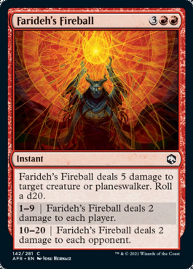 Farideh's Fireball [Dungeons & Dragons: Adventures in the Forgotten Realms] | The CG Realm