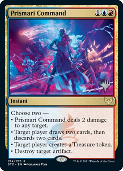 Prismari Command (Promo Pack) [Strixhaven: School of Mages Promos] | The CG Realm