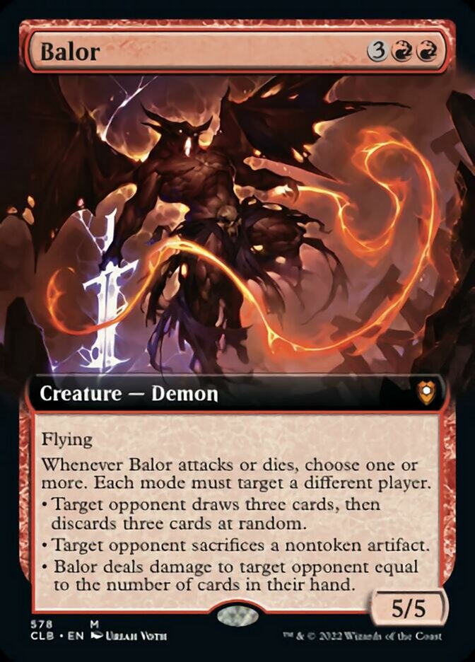 Balor (Extended Art) [Commander Legends: Battle for Baldur's Gate] | The CG Realm