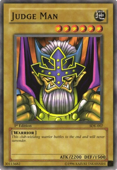 Judge Man [SDK-007] Common | The CG Realm