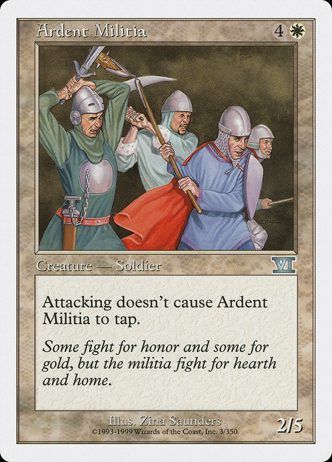 Ardent Militia [Classic Sixth Edition] | The CG Realm