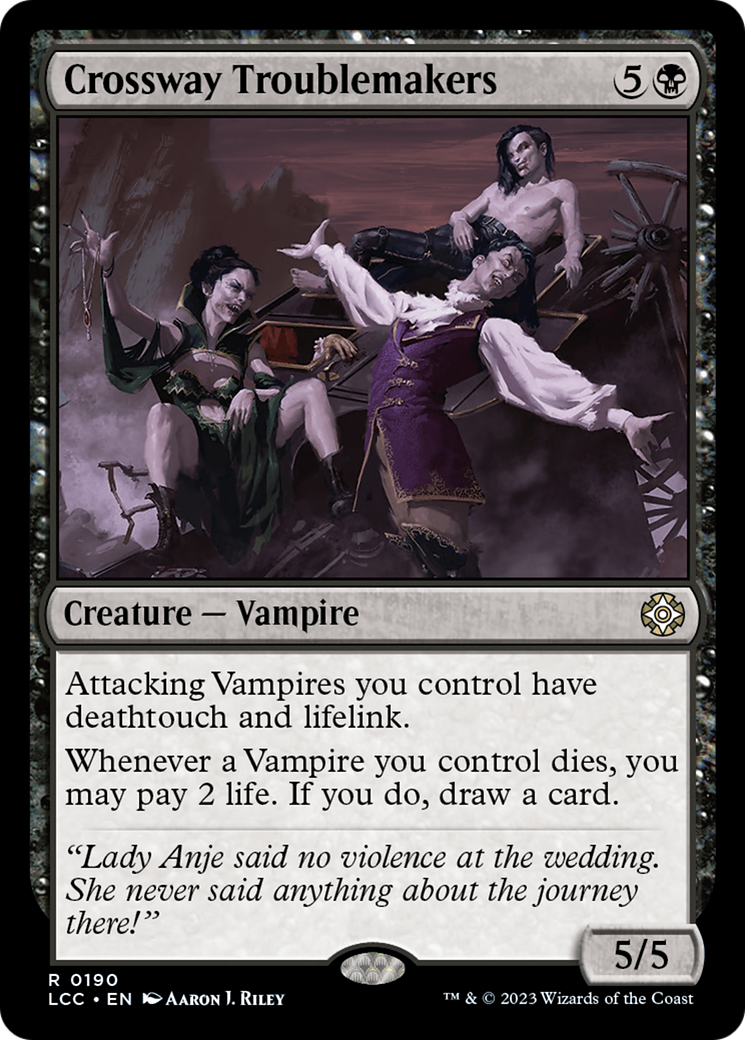 Crossway Troublemakers [The Lost Caverns of Ixalan Commander] | The CG Realm