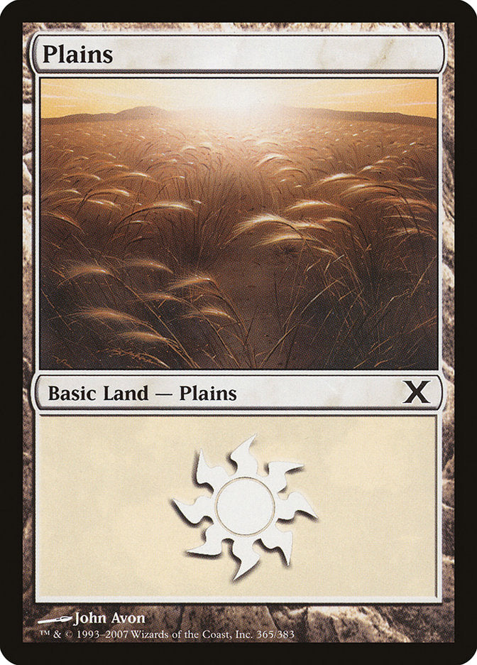 Plains (365) [Tenth Edition] | The CG Realm
