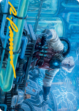 Ludevic, Necrogenius Art Card (Gold-Stamped Signature) [Innistrad: Midnight Hunt Art Series] | The CG Realm