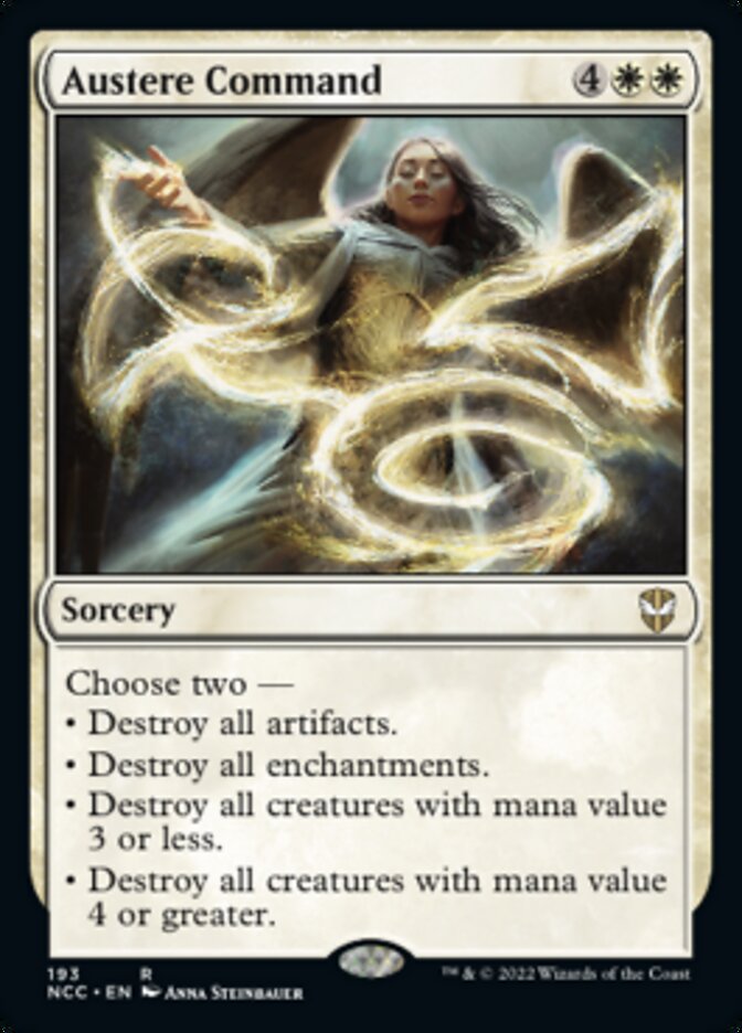 Austere Command [Streets of New Capenna Commander] | The CG Realm