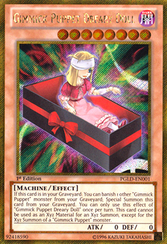 Gimmick Puppet Dreary Doll [PGLD-EN001] Gold Secret Rare | The CG Realm