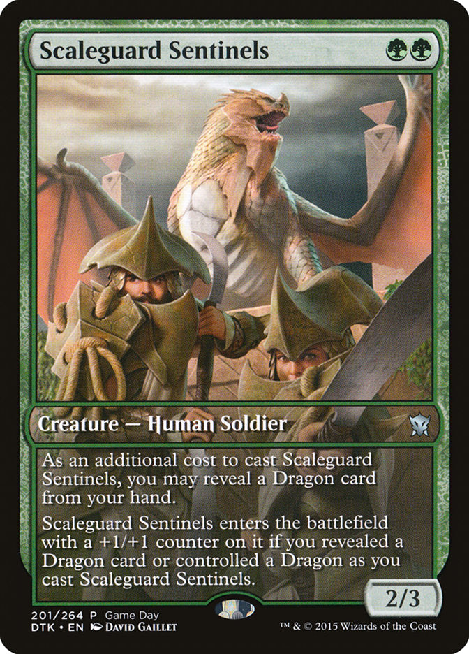 Scaleguard Sentinels (Game Day) [Dragons of Tarkir Promos] | The CG Realm