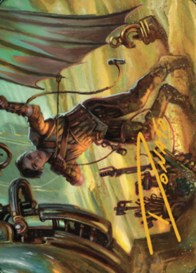 Mishra, Excavation Prodigy Art Card (Gold-Stamped Signature) [The Brothers' War Art Series] | The CG Realm