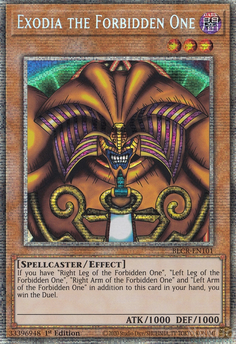 Exodia the Forbidden One [BLCR-EN101] Starlight Rare | The CG Realm