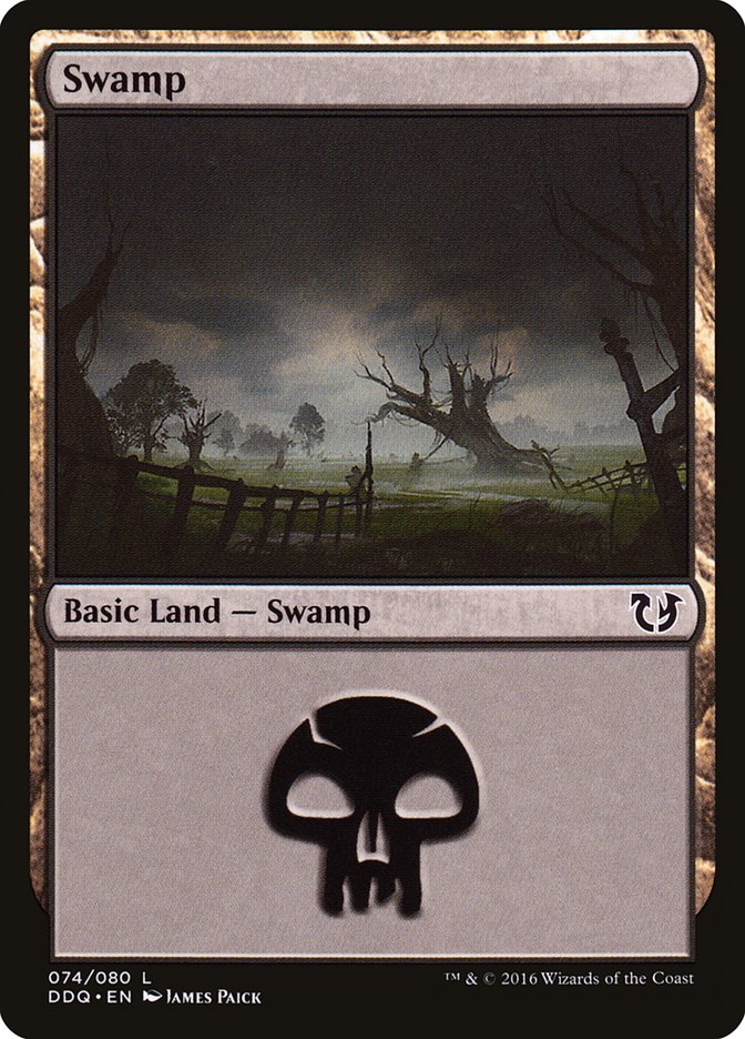Swamp (74) [Duel Decks: Blessed vs. Cursed] | The CG Realm